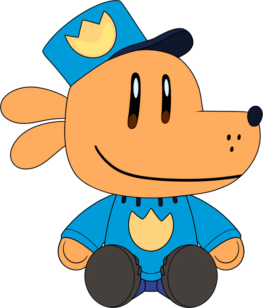Dog Man Plush (9in)