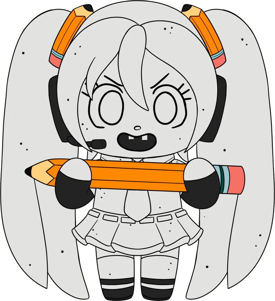 DoodleBob Miku Plush (9in)