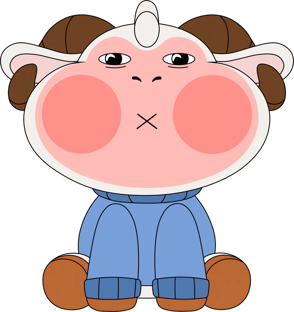 Hold It In Rammie Plush (9in)