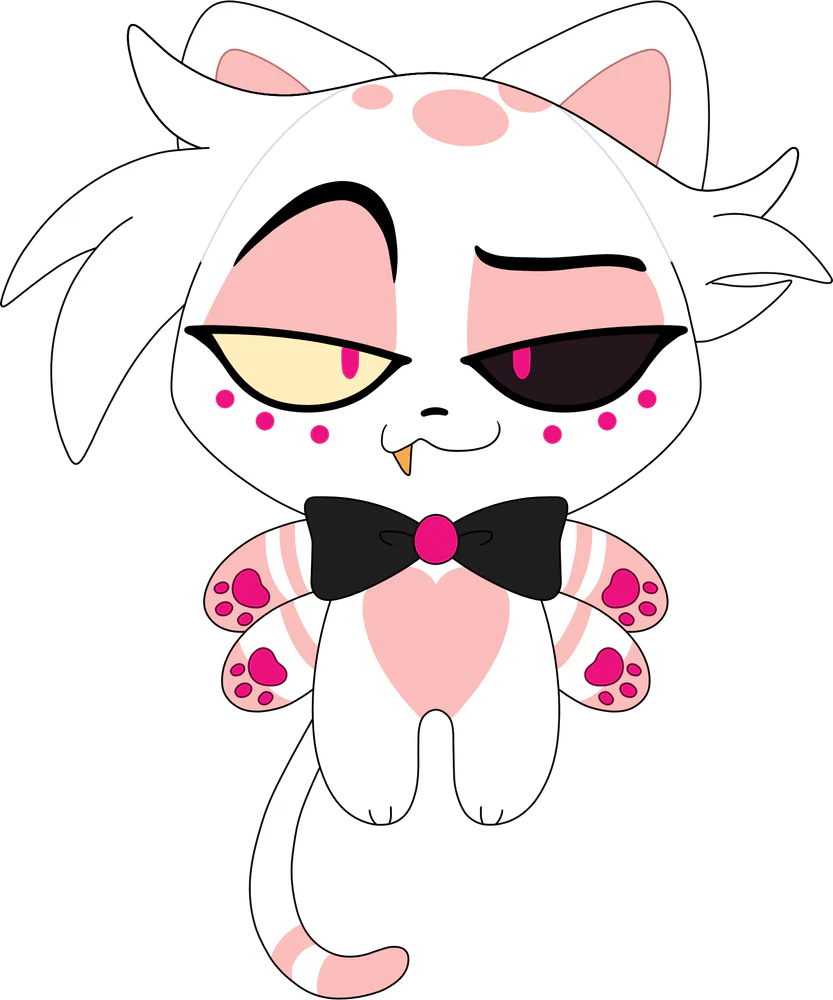 Kitty Angel Dust Keychain (5in)