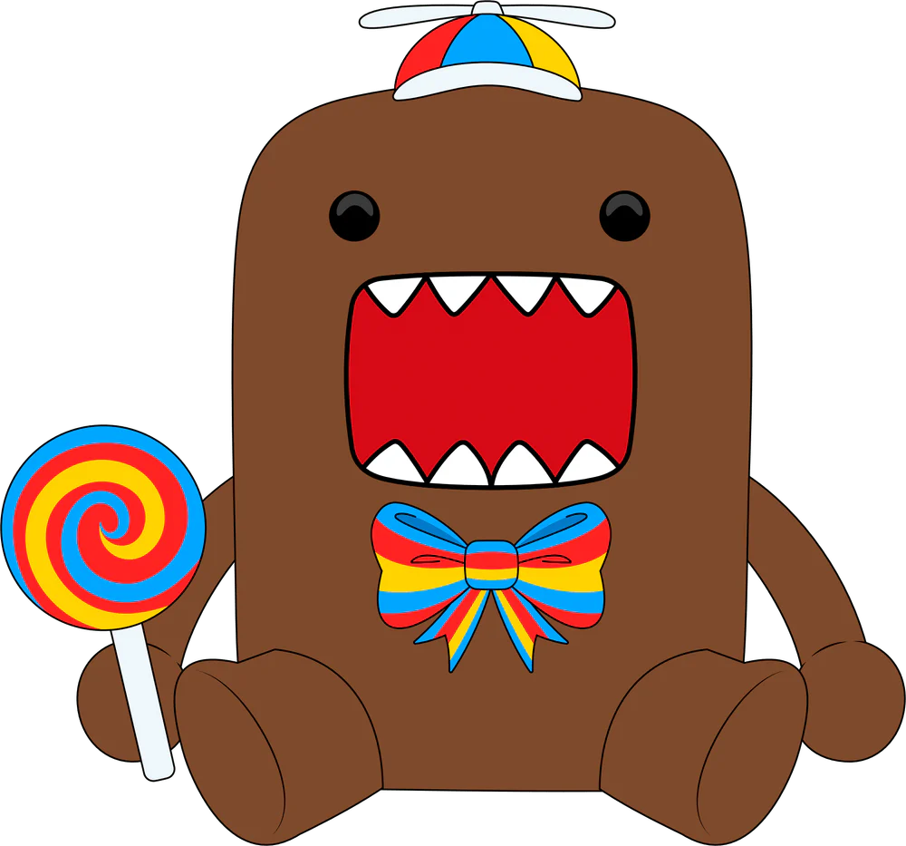 Lollipop Domo-Kun Plush (9in)