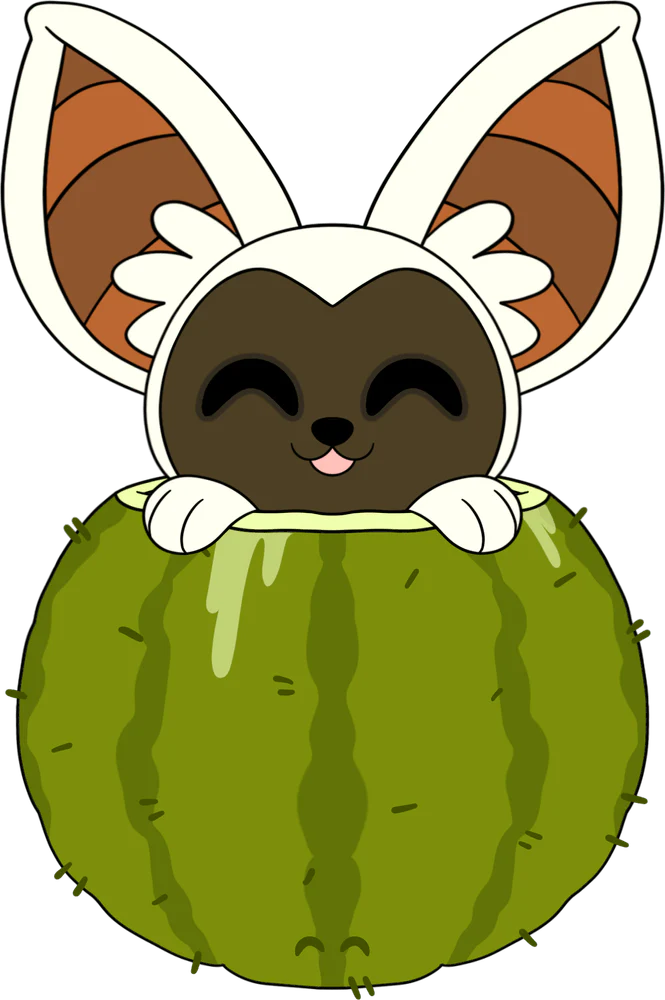 Momo Cactus Stickie (6in)