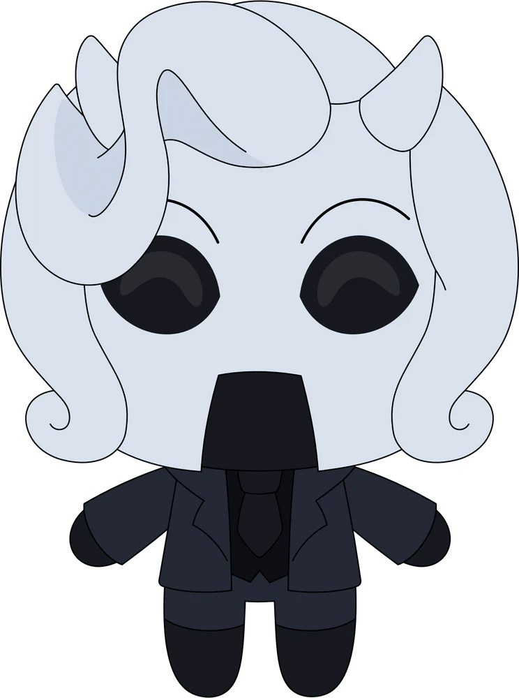 Nameless Ghoulette Keychain (5in)