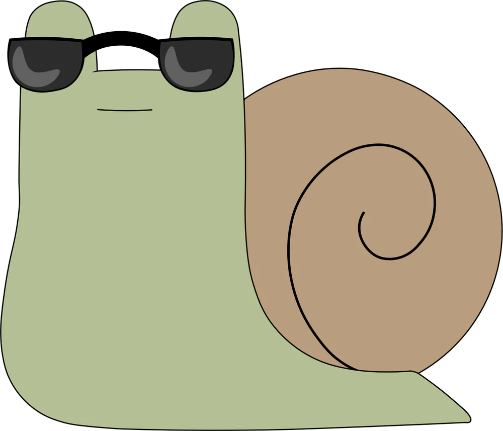Poorly Drawn Lines Snail Plush (9in)