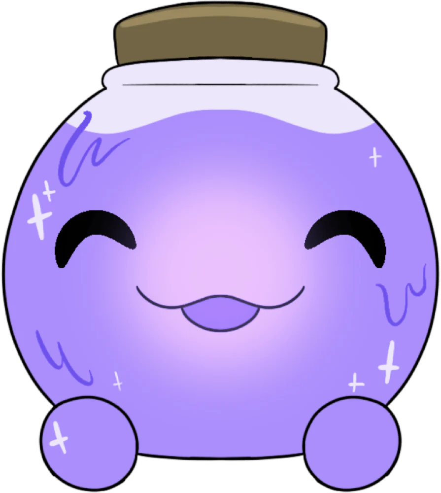 Potion Slimecicle Stickie (6in)