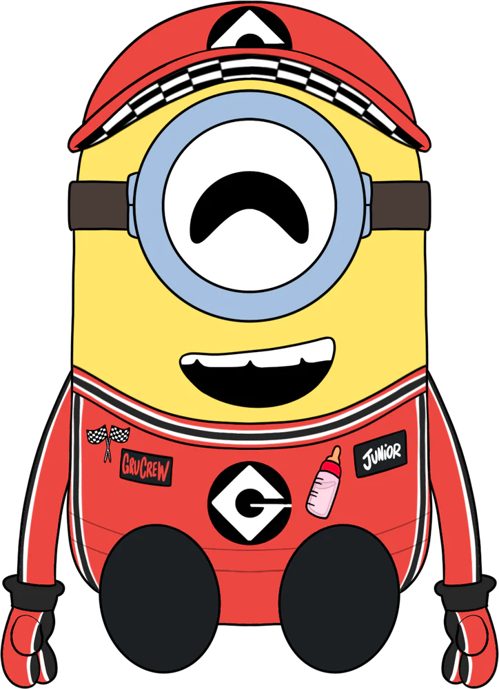 Racecar Minion Plush (9in)