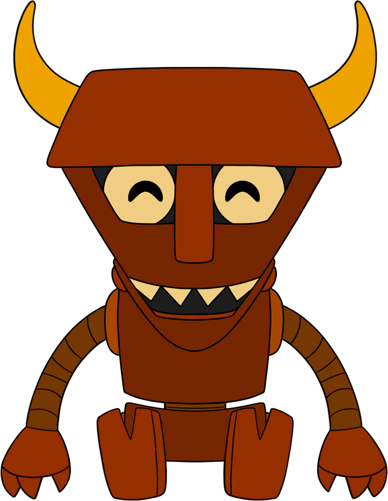 Robot Devil Plush (9in)