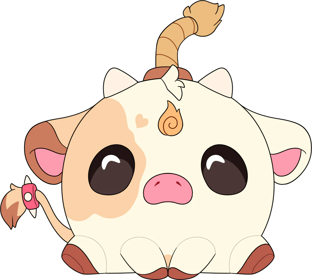 Rosiebellmoo Plush (9in)