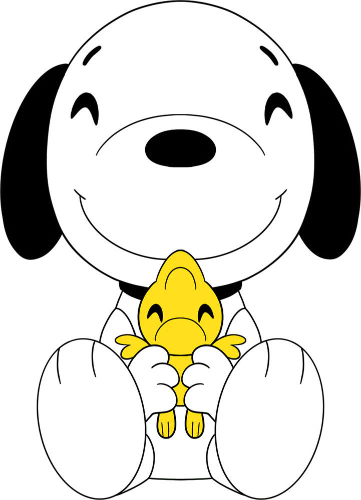 Snoopy and Woodstock Plush (9in)