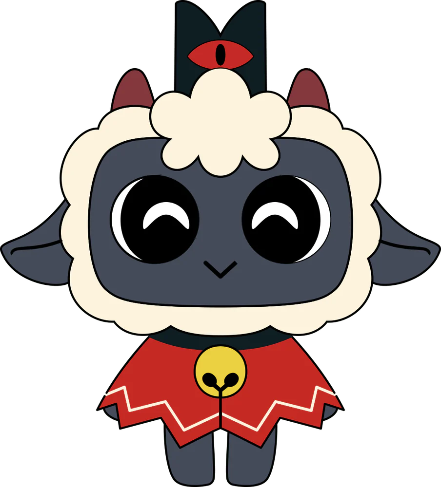 The Lamb Keychain (5in)
