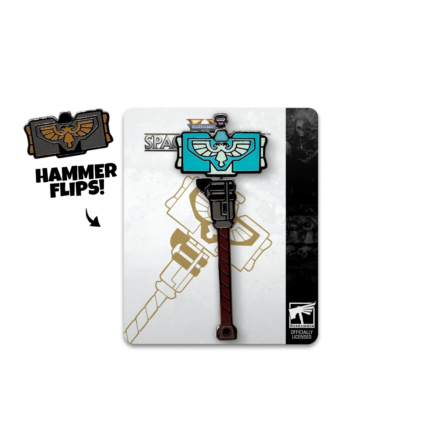 Thunder Hammer Pin - Image 3