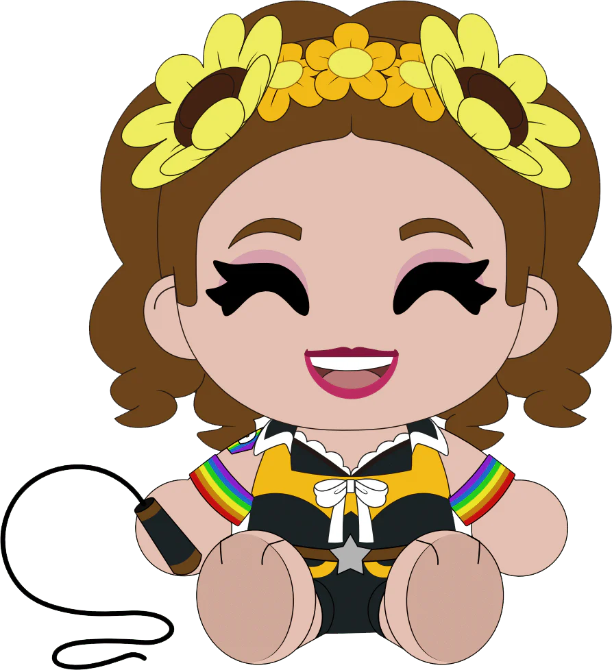 Tiny Girl Big Show Plush (9in)