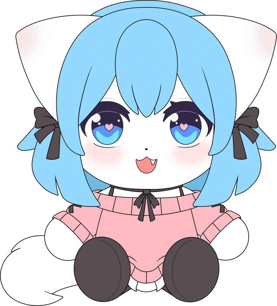 Valentine's Wolfychu Plush (9in)