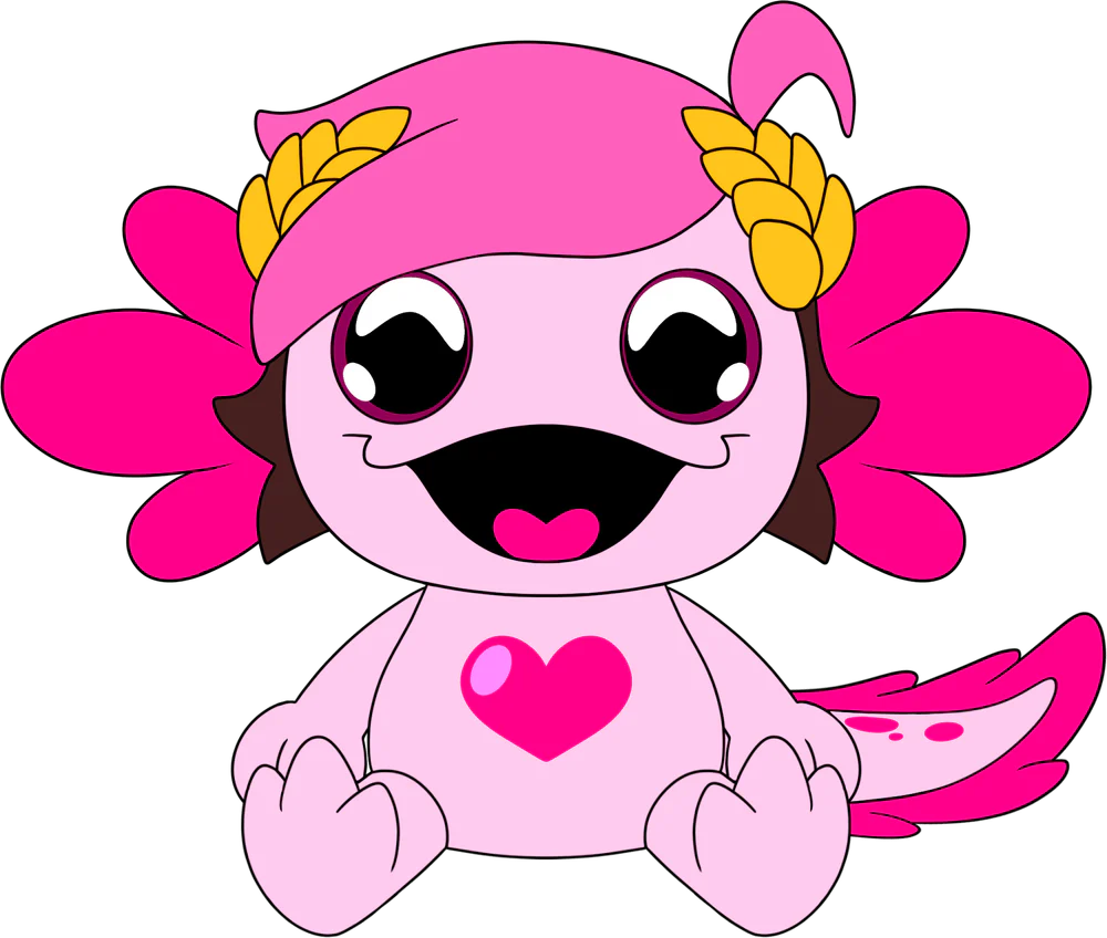 Vernias - Axolotias Plush (9in)