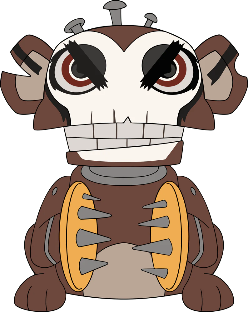 Wind Up Monkey Plush (9in)
