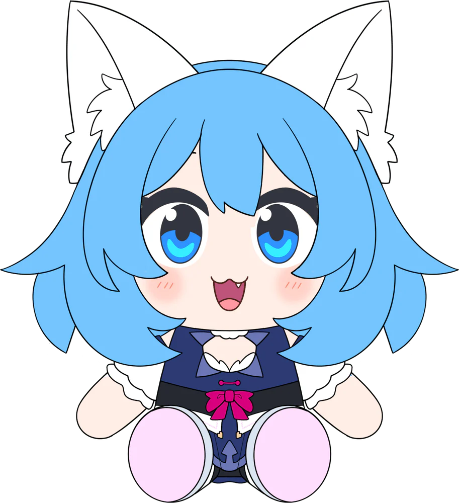 Wolfychu Plush (9in)